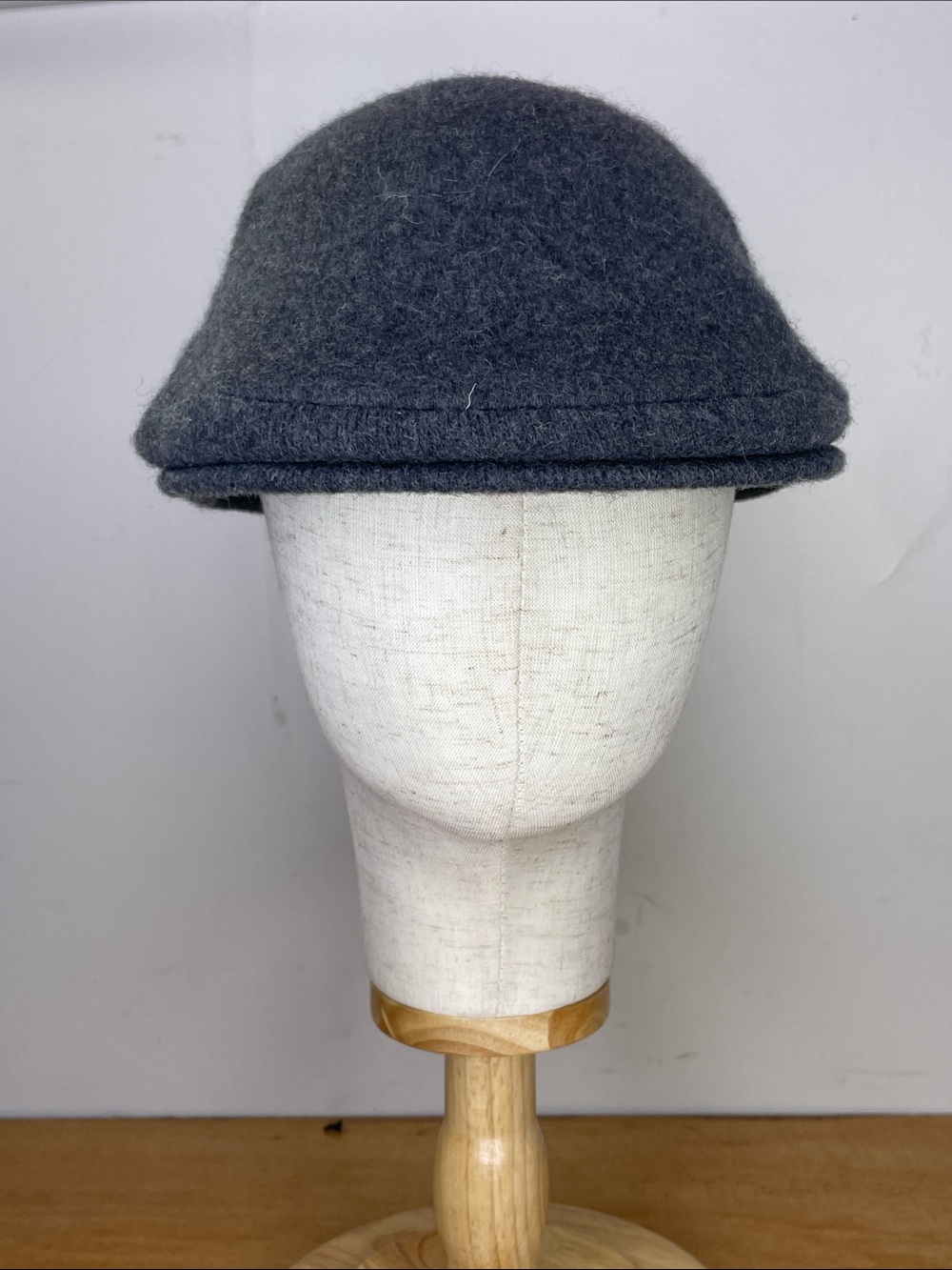 Kangol Charcoal Wool Flat Hat